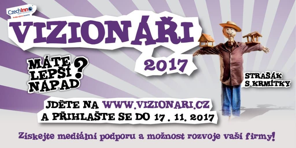 Zájemci o prestižní titul Vizionář 2017 mají na přihlášení do soutěže už jen pár dnů