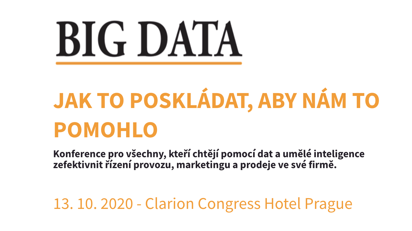 Do Prahy přijede poprvé expert na velká data z Oxfordu