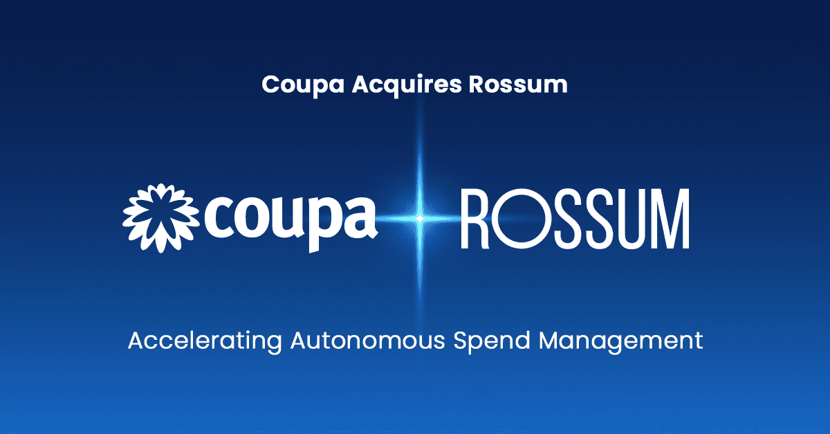 Coupa kupuje Rossum, oznámeno 12. května 2026 na konferenci Inspire v Las Vegas. Foto: Rossum