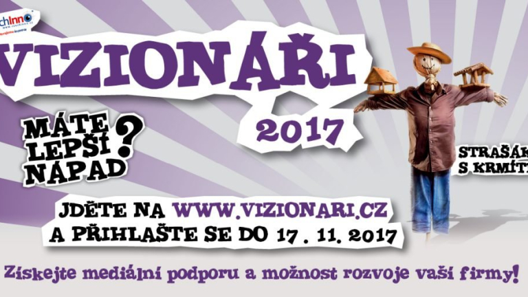 Zájemci o prestižní titul Vizionář 2017 mají na přihlášení do soutěže už jen pár dnů